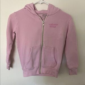 californian vintage, MADE IN LOS ANGELES full zip hoodie size 6